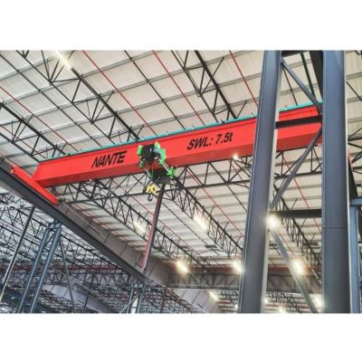 China Bridge Crane High Standard 10t Workshop Bridge Lifting Cranes with CE Certificate for sale