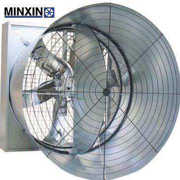 China Poultry Farm Galvanized Sheet Steel Ventilation Butterfly Cone Industrial Exhaust Fan For Poultry Farm Greenhouse for sale