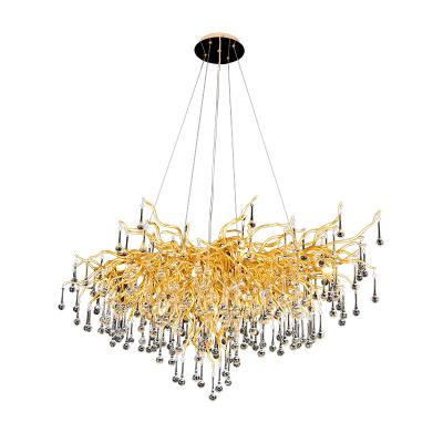 China Modern Gold Chandeliers Luxury Hotel Decoration Modern Chandelier G9*12lighting for sale