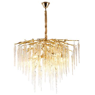 China Modern Vintage Glass Iron Led Ceiling Pendant Lamp Living Room Bedroom for sale