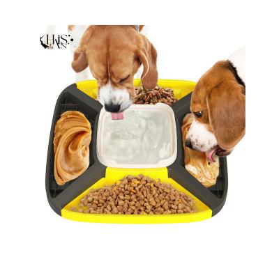 China China Non-automatic Removable Pet Feeding And Drinking Tray Multifunctional Dog Diet Set for sale