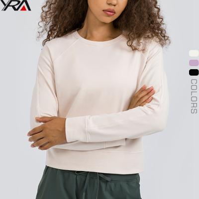 China Breathable Long Sleeve Yoga Wear Sports Gym Workout Women Apparel Customized Logo Fitness Clothing High Quality for sale