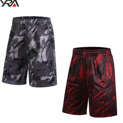 China Breathable Red Color Pants Clothing Sportswear Tank Top Sublimated Men Basketball Shorts Uniforms Uniforms for sale