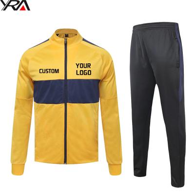 China Soccer Training Suit Tracksuit Football Kits Mens Training Jackets Kids New Blank Sportswear Soccer Sets Sets Men for sale