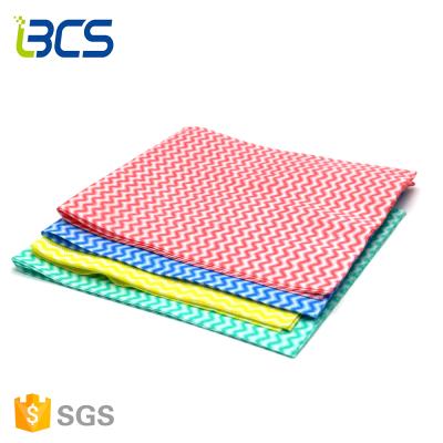 China 1/4 Times Cloth Nonwoven Eco-friendly Strong Oil Absorbent Cleaning Cloth Breathable Decontamination Cloth for sale