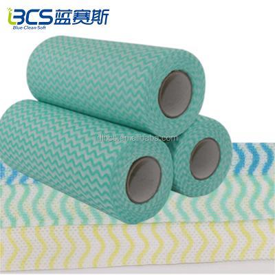 China Antistatic 40% 60% Polyester Tasty Kitchen Cleaning Nonwoven Fabric for sale