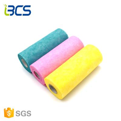 China Viable Multifunctional Loofah Kitchen Dish Towel Hard Outdoor Disposable Cleaning Cloth for sale