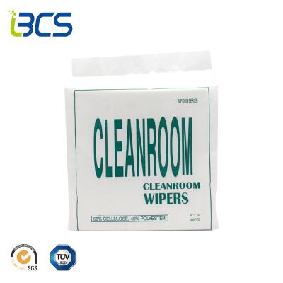 China Sustainable Discount 5$ Coupon Polyester Cellulose Clean Cloth Nonwoven Cleanroom Fabric for sale