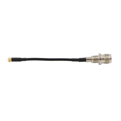 China Right Angle RF Coaxial Cable MMCX Brass Male To TNC Female For Bulkhead RG174 Pigtail Jumper Cable For Antenna Wireless LAN Devices for sale