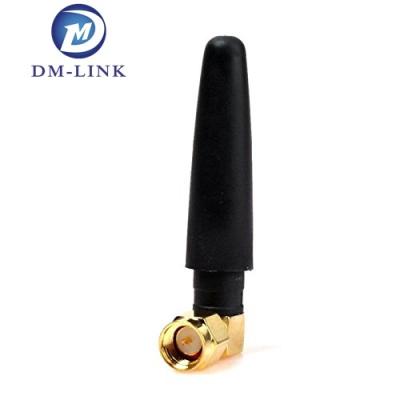 China Short GSM Antenna SIM900A GPRS GSM Antenna With SMA Male Right Angle Antenna DM-GSM-SMAJW-2DB for sale