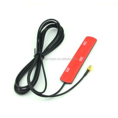 China 900-1800mhz GSM SMA 3DB Communication Patch Antenna With 3M Cable for sale