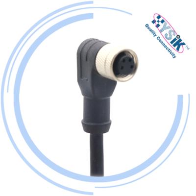 China Sensor/Triggers/Transmitters/Instruments. M8 3Pin 4 Pin Female Connector With 3 Meter PVC Cable For Sensor for sale