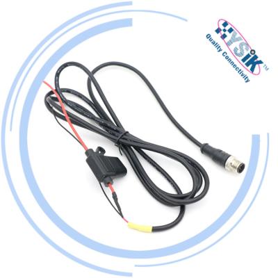 China NMEA 2000 or DeviceNet network. NMEA 2000 Power Adapter 5A Fuse M12 5Pin Male Molded Wire Harness To Assemble for sale