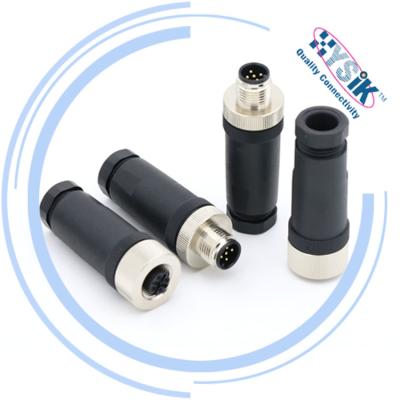 China NMEA 2000/sensor/display/system expansion Hysik NMEA 2000 connectors and M12 cables straight female male 5pin for sale