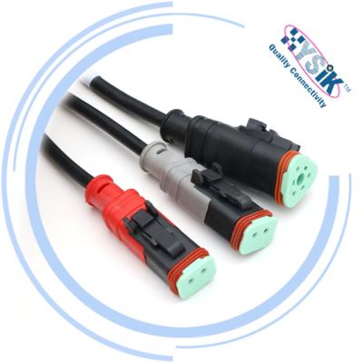 China DT04 DT06 Series Automotive Electrical Male Female Molded Cable Connector 2pin 3pin 4pin 6pin 8pin 12p 13a German DT for sale