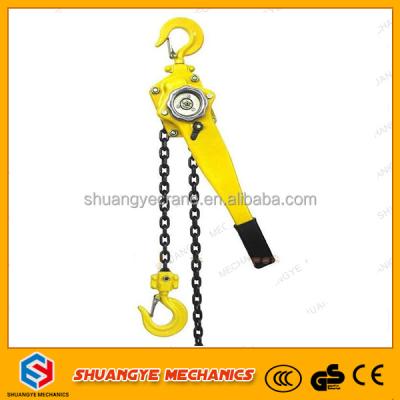 China Construction Site Lifter 3 Ton Lever Block Chain Hoist Ratchet Type Come Along Puller 5FT Lifter Magazine for sale