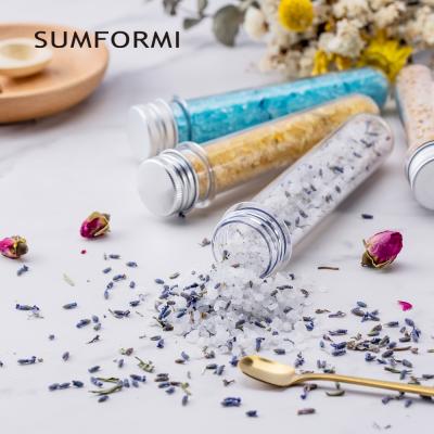 China Natural Organic Ingredient Wholesale Custom Luxury Natural Private Label Epsom Organic Floral Bath Salt Scrub Rose Crystal Bulk Bath Salts With Flowers for sale