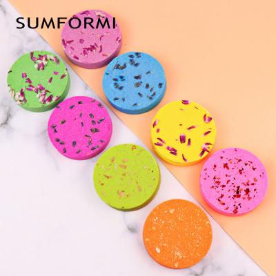 China Hotel Spa Home Spa OEM Supply Eco-friendly Label Aromatherapy Shower Vapors Tablets Shower Bombs With Essential Oils Shower Bomb for sale