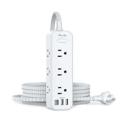 China 12 way power strip with usb new ETL listed trend charging extension power socket 12 way outlet USA plug in USB power strip for sale