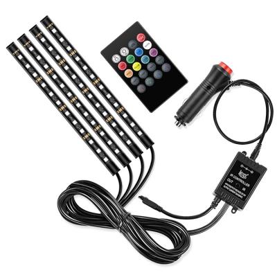 China Car Atmosphere Fiber Optic Car Light Automotive Lighting Color-Changing Atmosphere Lighting LED Interior Decoration Lighting for sale