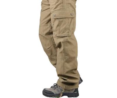 China hot sale high quality Anti-wrinkle spring casual outdoor camping sports six pockets HIP HOP cargo pants men's pants for sale