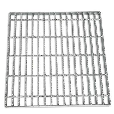 China Industrial Expanded Metal Mesh Grill Sturdy And Durable Drainage Cover Serrated Galvanized Steel Grating Weight for sale