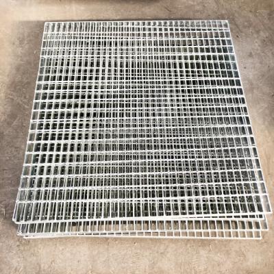 China Industrial Customizable Carbon Steel Hot Dip Galvanized Lock Steel Grating Steel Mesh Floor for sale