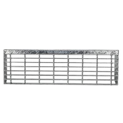 China Industrial Galvanized Stair Step Grating Stair Nosing Rejilla Placa Grating For Platform for sale