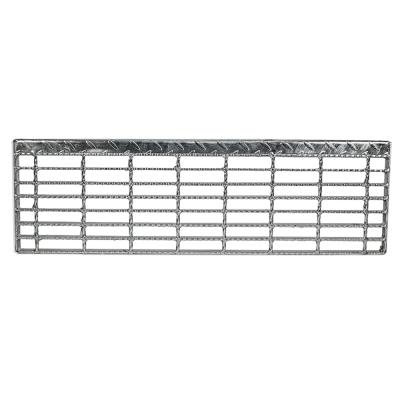 China Industrial Treads Galvanized Tread Plate Metal Stair Step Roof Floor Grating Steel for sale