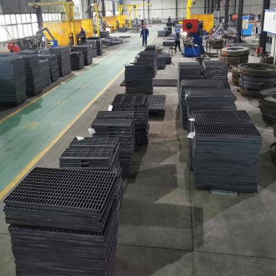 China Trailer Industrial Untreated Steel Grating Floor Press Locked Grid for sale