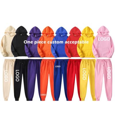 China Custom Logo Tech Fleece Tracksuit Wholesale Mens Sweat Suits Breathable Unisex Hoodie Set Sportswear Men Tracksuit for sale