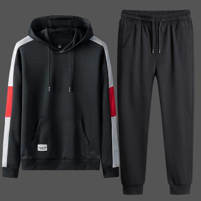 China OEM Breathable Mens Tracksuit Blank Hoodies Jogging&Gym Sweat Suit Fleece Tracksuits for sale