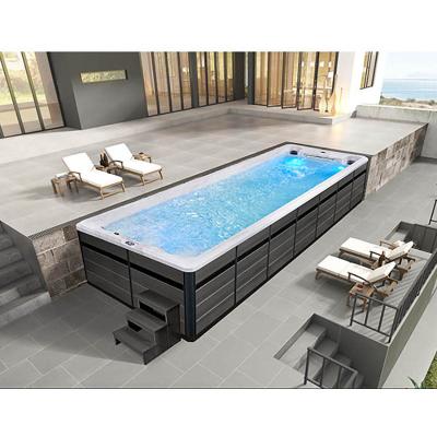 China 2022 FSPA acrylic hot sale intex endless swimming pool WS-S08CT for sale