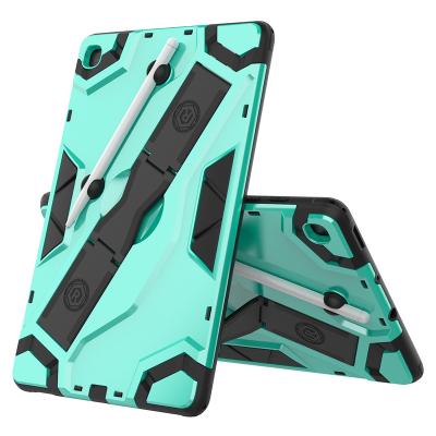 China Light Armour Heavy Duty Tablet Case For Samsung Galaxy Tab S6 Lite 10.4 inch With Pencil Holder Silicone Plastic Tablet Cover for sale