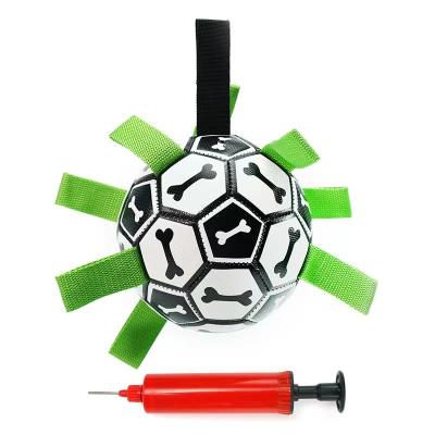 China Cheap Viable Rubber Rugby Pet Toy Dog Chew Toy Soccer Ball Factory Deirect Supply for sale