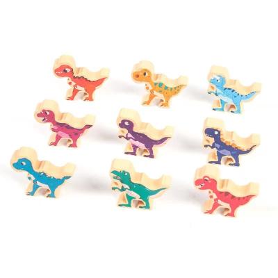 China New Multiple Activities Dinosaur Balance Blocks Animal Building Blocks Baby Stacking Game Block Beam Balancing Toy for sale