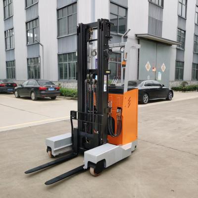 China Kad Reach Vorklift Truck Stacker 1500kg 1,5 ton Elektrisch Met Eps-systeem Te koop