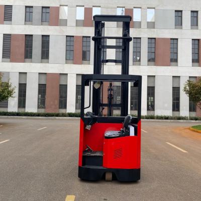 China Zijdelingse trekbatterij elektrisch tegenwicht vorkheftruck 2t 3m Stand-up lift Te koop