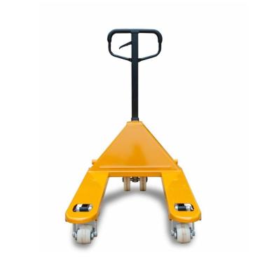 China 3000kg 3 Ton Hand Pallet Truck Pallet Jack With Rubber Grip For Goods Picking for sale