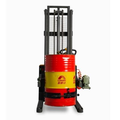 China CE Certificated 350kg 500kg 3000mm Full Electric Drum Stacker Electric Oil Drum Lifter For Chemical Industry for sale