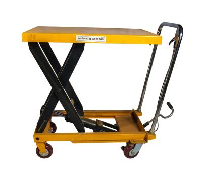 China PT500A Electric Mold Platform Handcart Mobile Manual Lifting Platform Car Pedal Hydraulic Platform Car zu verkaufen