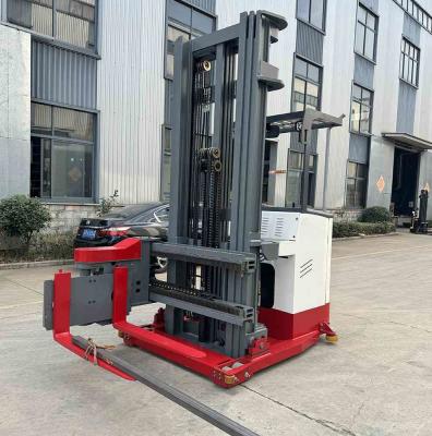 China 1000kg 2000kg 9m VNA Fork Truck Warehouse 3 Way Stacker girar 180 graus para uso em armazém estreito à venda