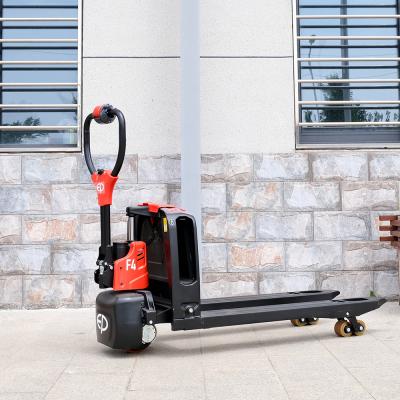 China EP 1500kg 1.5ton 1.5T Li-Ion High Efficiency Pallet Truck Electric With Lithium Battery F4 CE for sale