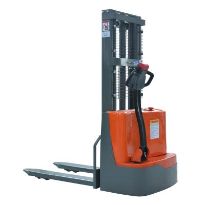 China Elektrischer gehender 1.6M Straddle Pallet Lift Stapler Wdith 850mm zu verkaufen