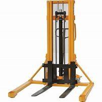 China Apilador manual 1 Ton Hydraulic Hand Truck Forklift de la plataforma del terreno áspero en venta