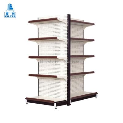 China Supermarket Kilter-kl01 Double Sided Shelving Steel Shelving System for sale