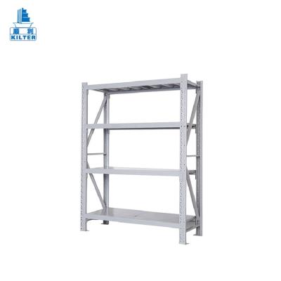 China Suitable for Outdoor Warehouse Cycle Metal Duty Shelf Dividers Stretching Light Steel Bookcase Book Rack Angle Iron Bracket for sale