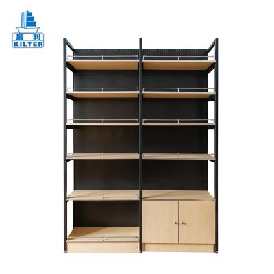 China Morden Wooden Exhibition Rack Display Stand Rack For Supermarket for sale