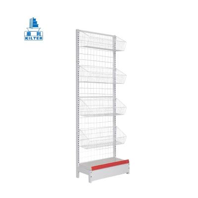 China Pharmacy Shelving Nail Polish Display Rack Modern Single/Double Sided Supermarket Shelf for sale