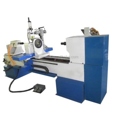 China Building Material Shops High Efficiency CNC Wood Lathe, Wood Milling Machine For Making Bar Stools for sale